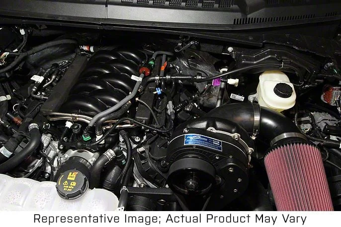 Procharger High Output Intercooled Supercharger Tuner Kit with P-1SC-1; Satin Finish (18-20 5.0L F-150)