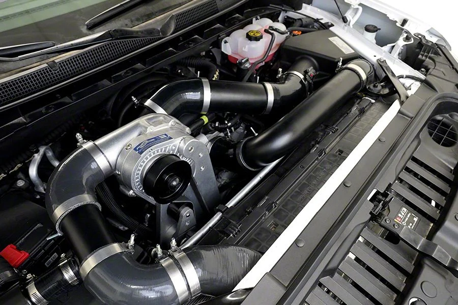 Procharger High Output Intercooled Supercharger Complete Kit with P-1SC; Satin Finish (19-26 5.3L Silverado 1500)