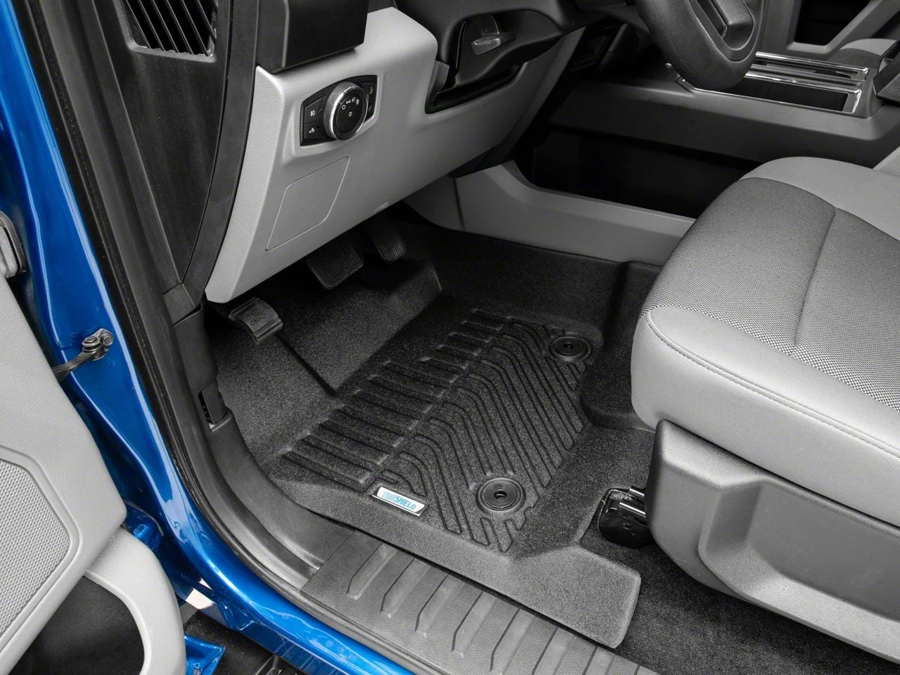 Proven Ground TruShield Precision Molded Front Floor Liners; Black (15-26 F-150)