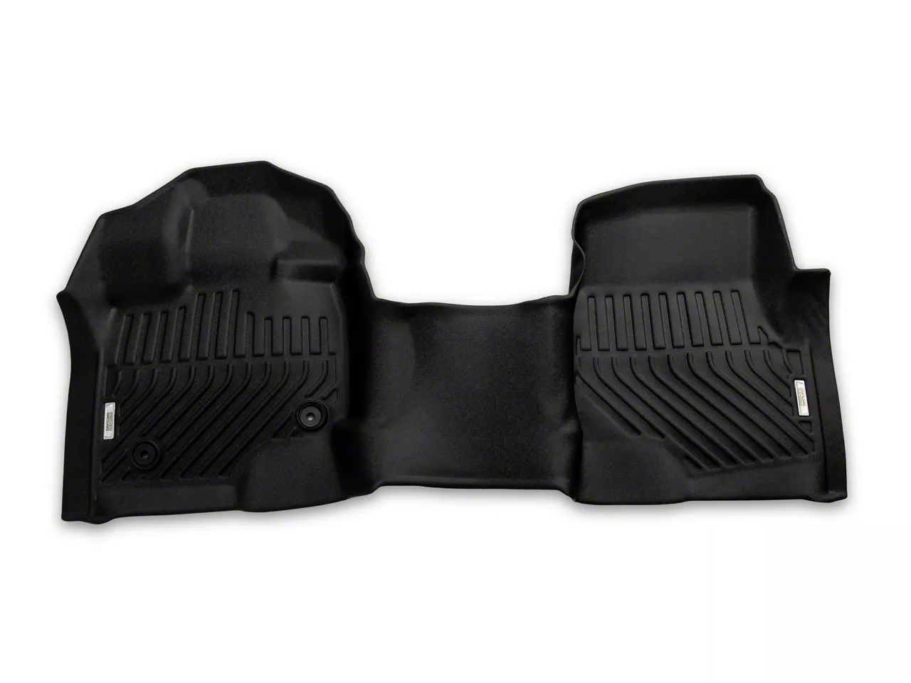 Proven Ground Precision Molded Front Over the Hump and Rear Floor Liners; Black (15-26 F-150 SuperCrew)