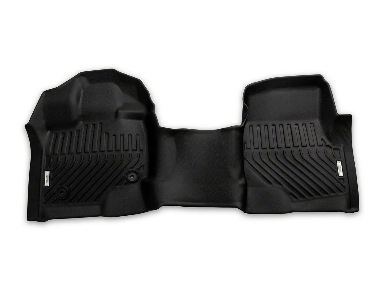 Proven Ground Precision Molded Front Over the Hump Floor Liners; Black (15-26 F-150 SuperCab, SuperCrew)
