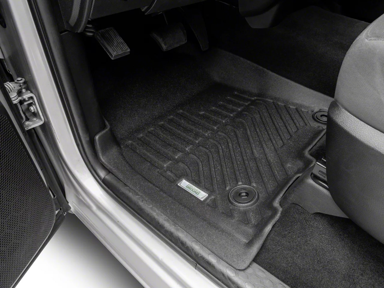 Proven Ground Precision Molded Front Floor Liners; Black (09-18 RAM 1500 Crew Cab)