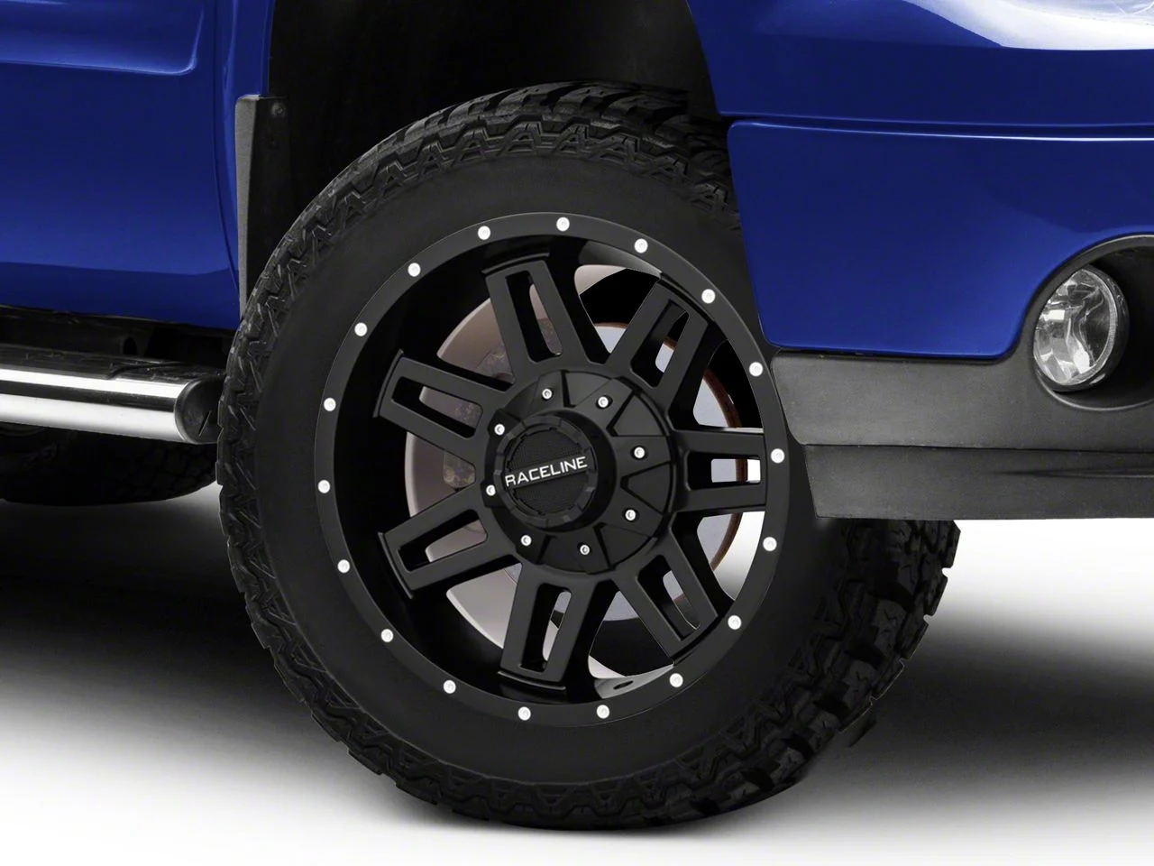 Raceline Injector Black 6-Lug Wheel; 20x9; -12mm Offset (07-13 Sierra 1500)
