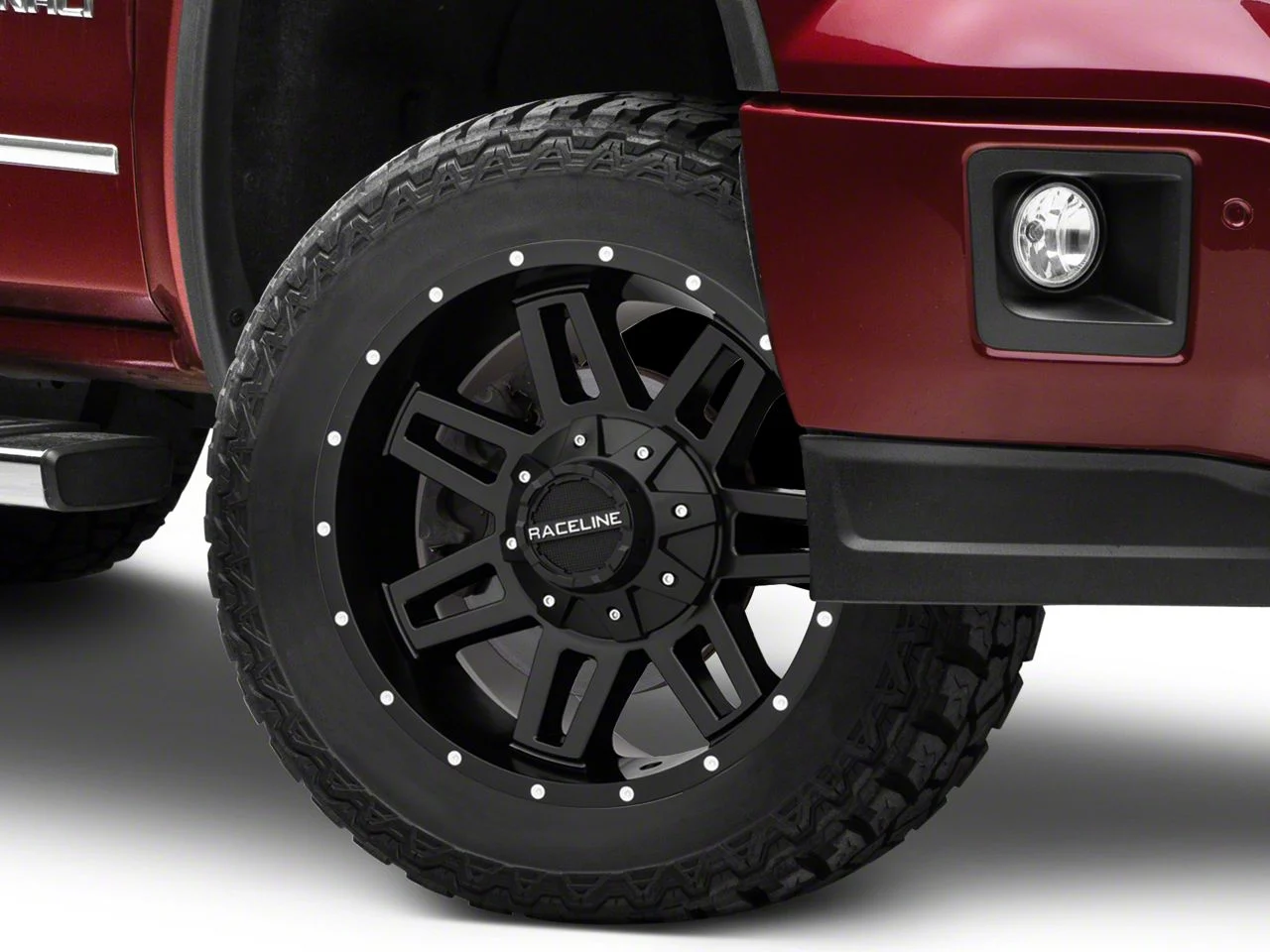 Raceline Injector Black 6-Lug Wheel; 20x9; 0mm Offset (14-18 Sierra 1500)