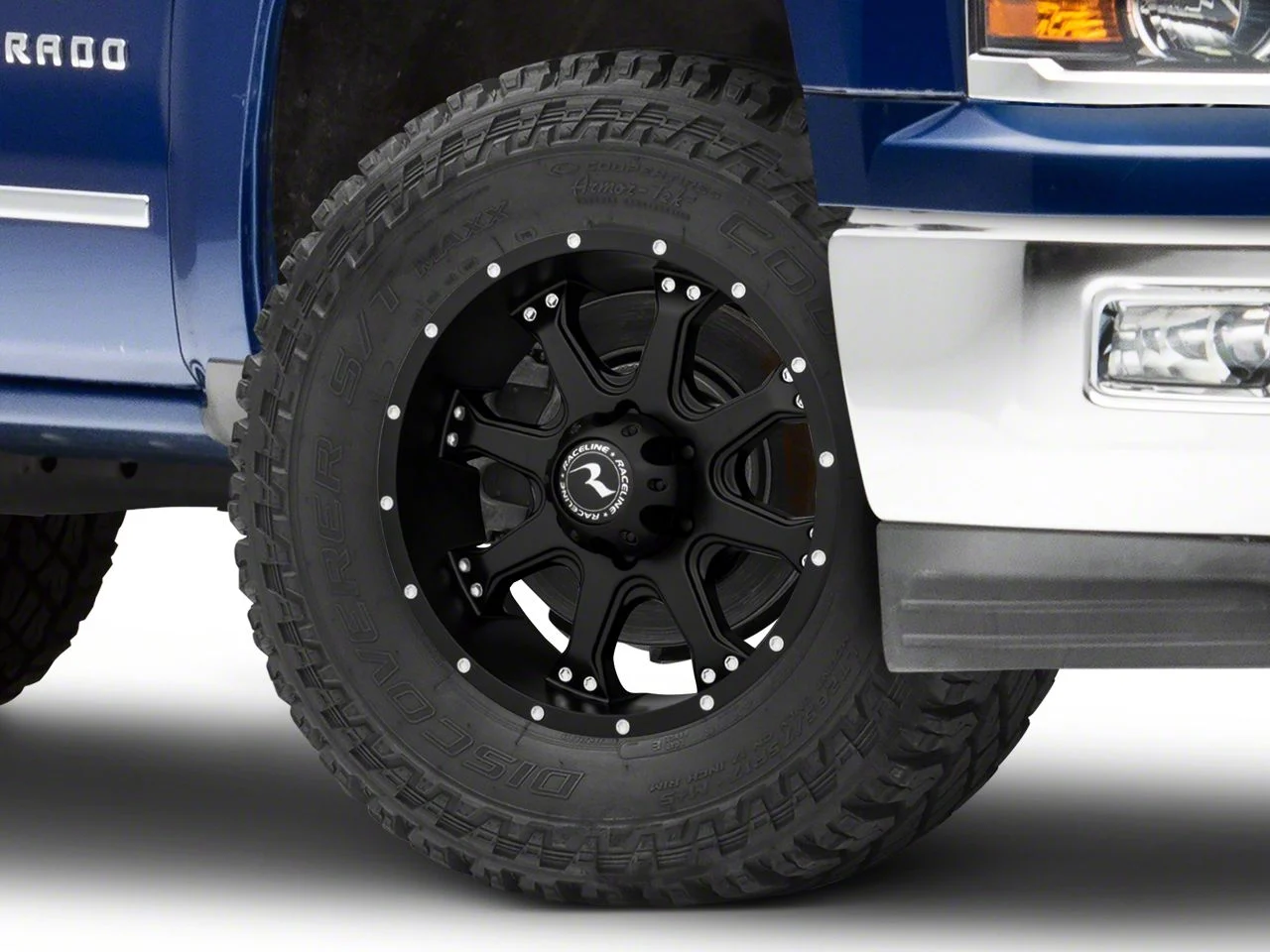 Raceline Assault Black 6-Lug Wheel; 18x9; 25mm Offset (14-18 Silverado 1500)