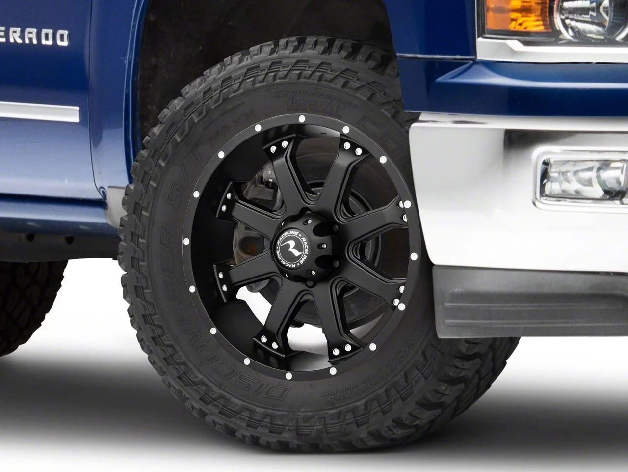 Raceline Assault Black 6-Lug Wheel; 20x9; 18mm Offset (14-18 Silverado 1500)