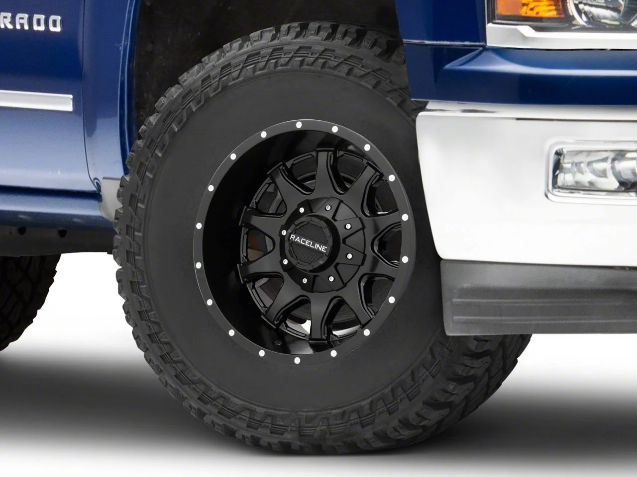 Raceline Shift Black 6-Lug Wheel; 17x9; 0mm Offset (14-18 Silverado 1500)