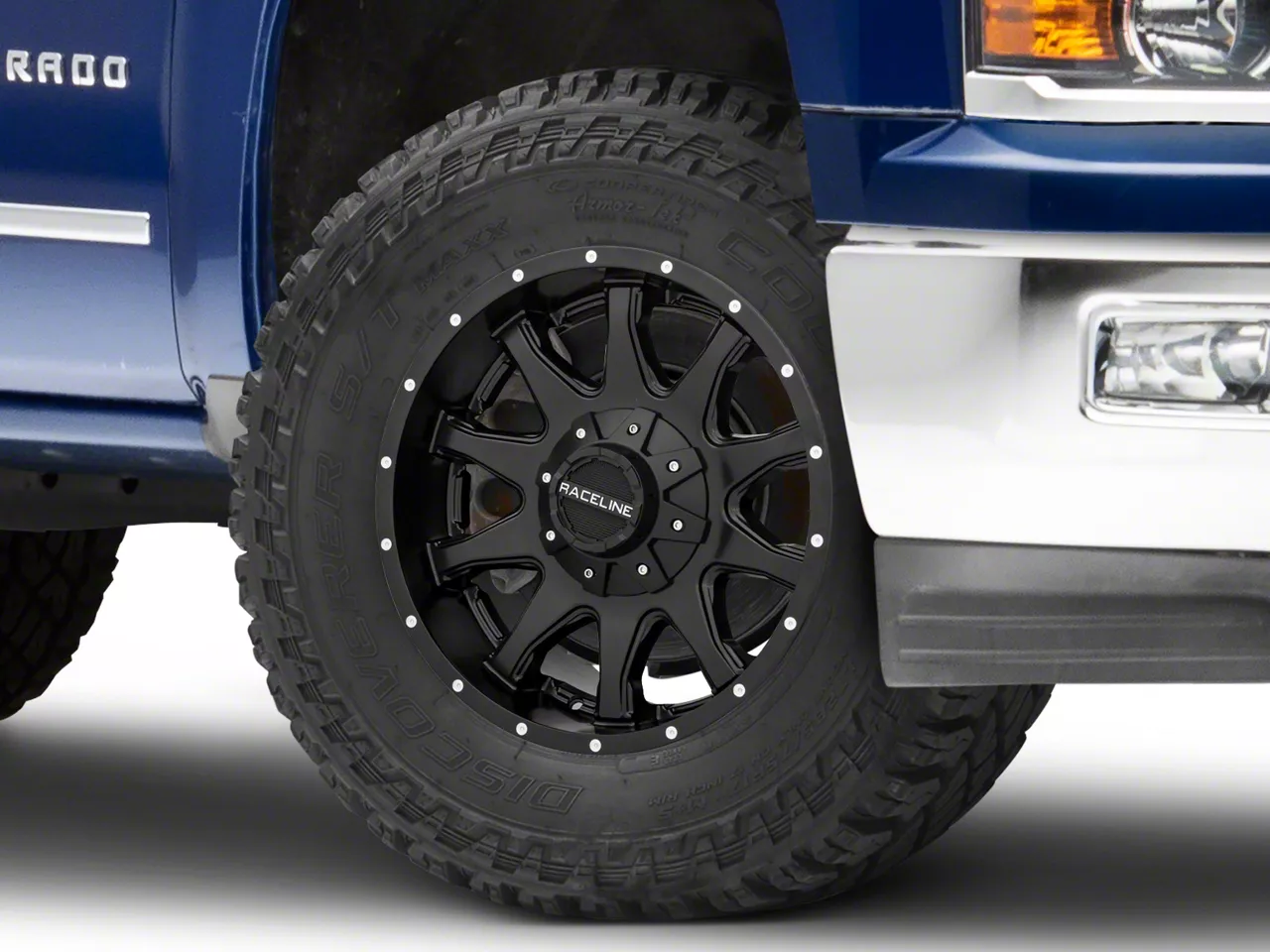 Raceline Shift Black 6-Lug Wheel; 18x9; -12mm Offset (14-18 Silverado 1500)