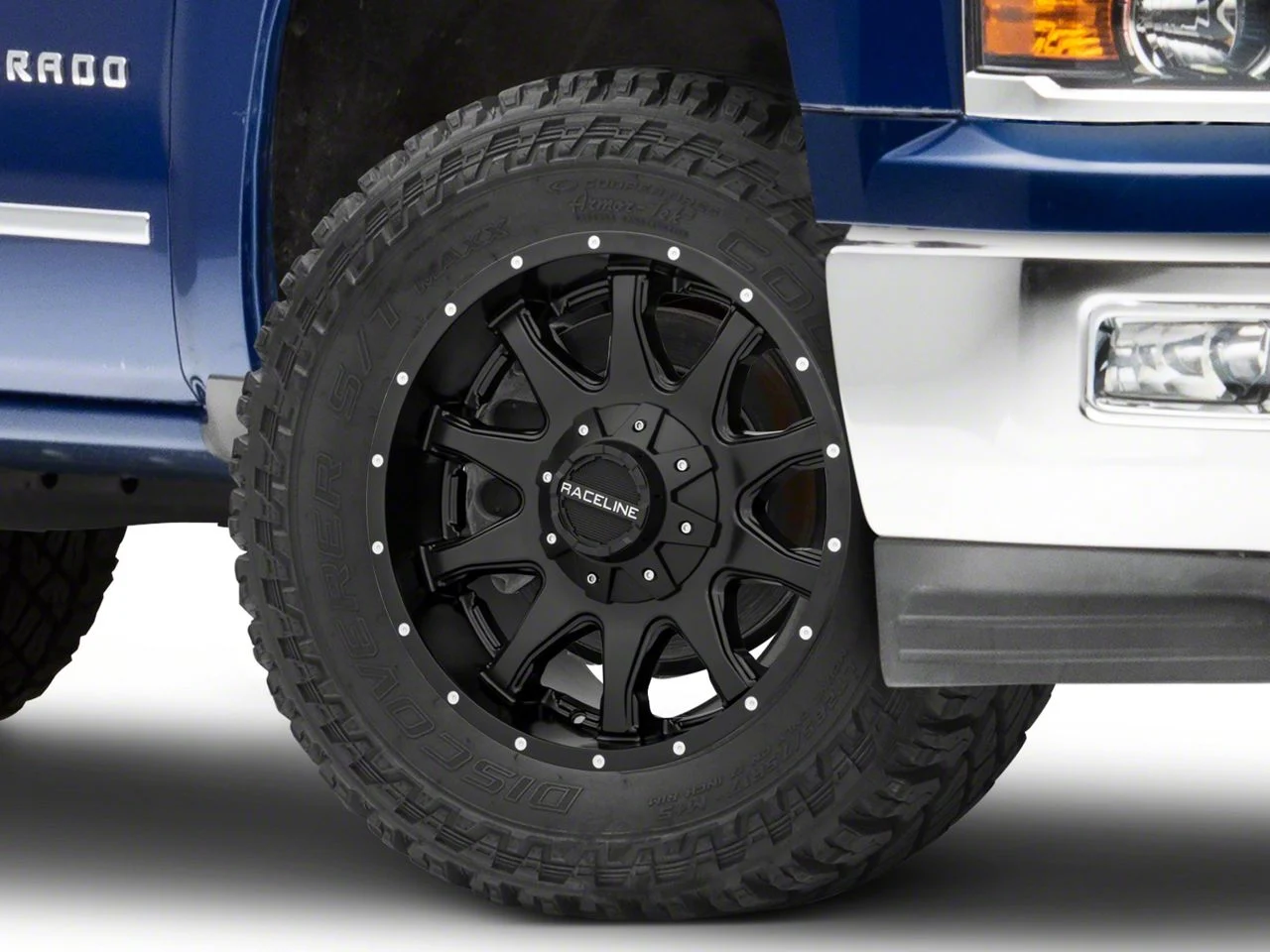 Raceline Shift Black 6-Lug Wheel; 20x9; 0mm Offset (14-18 Silverado 1500)