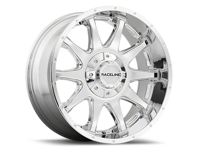 Raceline Shift Chrome 6-Lug Wheel; 18x9; 18mm Offset (14-18 Silverado 1500)