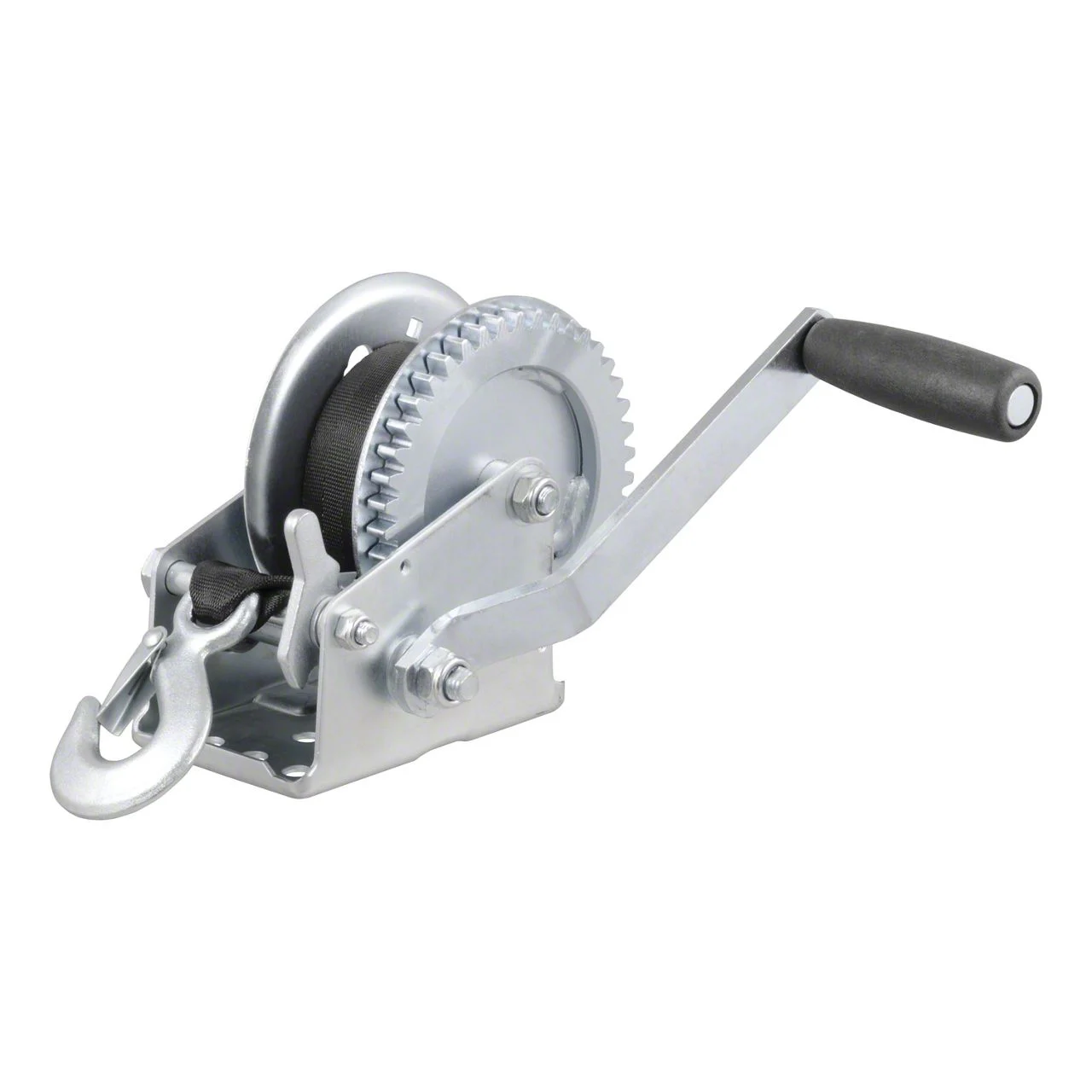 1,400 lb. Hand Winch with 20-Foot Strap (Universal; Some Adaptation May Be Required)