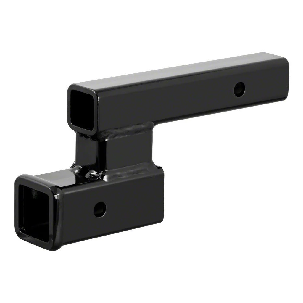 2-Inch Receiver Hitch Adapter; 4-Inch Drop (Universal; Some Adaptation May Be Required)