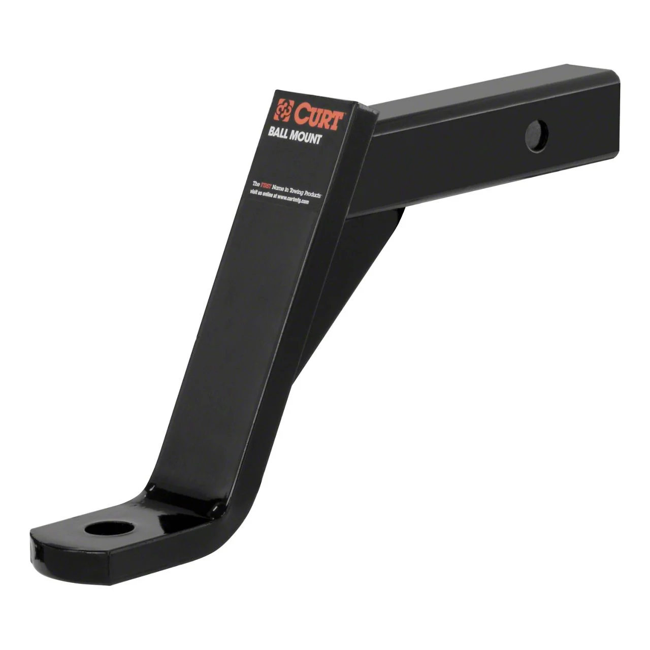 2-Inch Receiver Hitch Class III Ball Mount; 8-Inch Drop (Universal; Some Adaptation May Be Required)