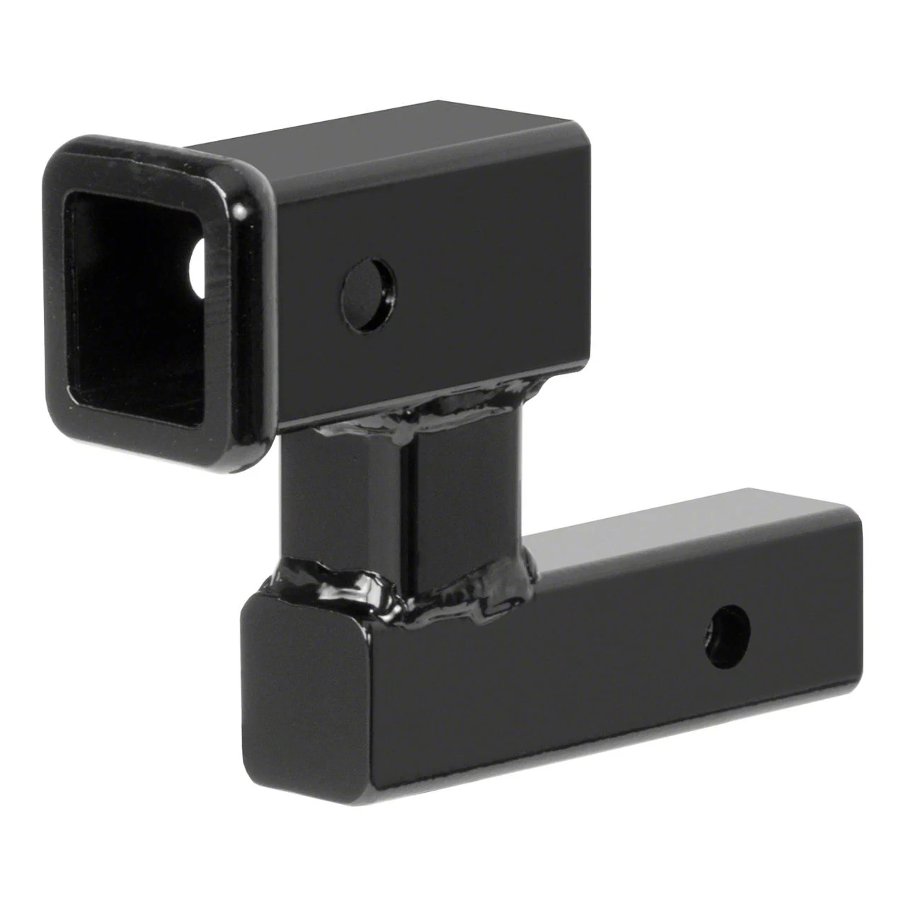 2-Inch Receiver Hitch Raised Adapter; 4-1/4-Inch Rise (Universal; Some Adaptation May Be Required)
