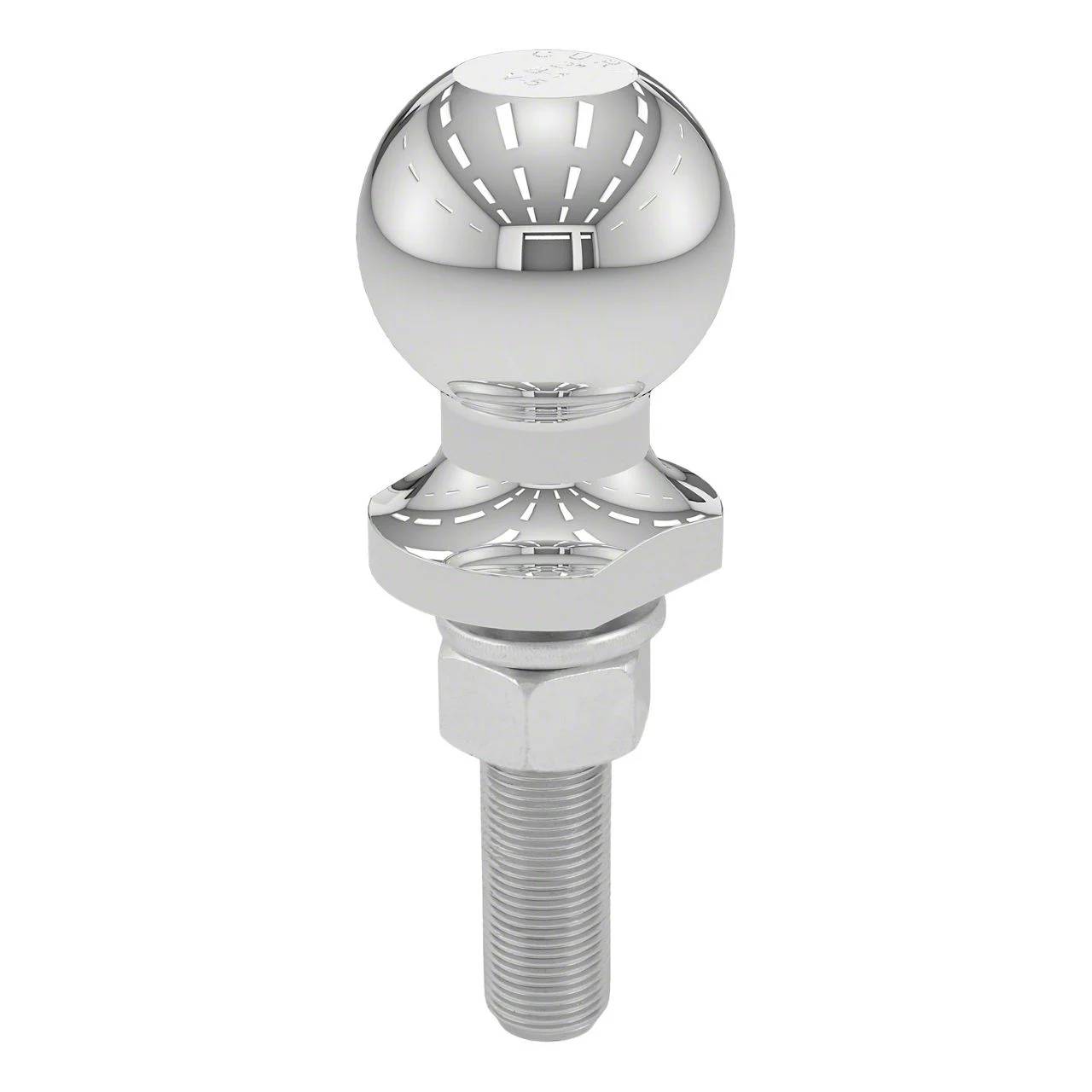 2-Inch Trailer Hitch Ball; 3,500 lb.
