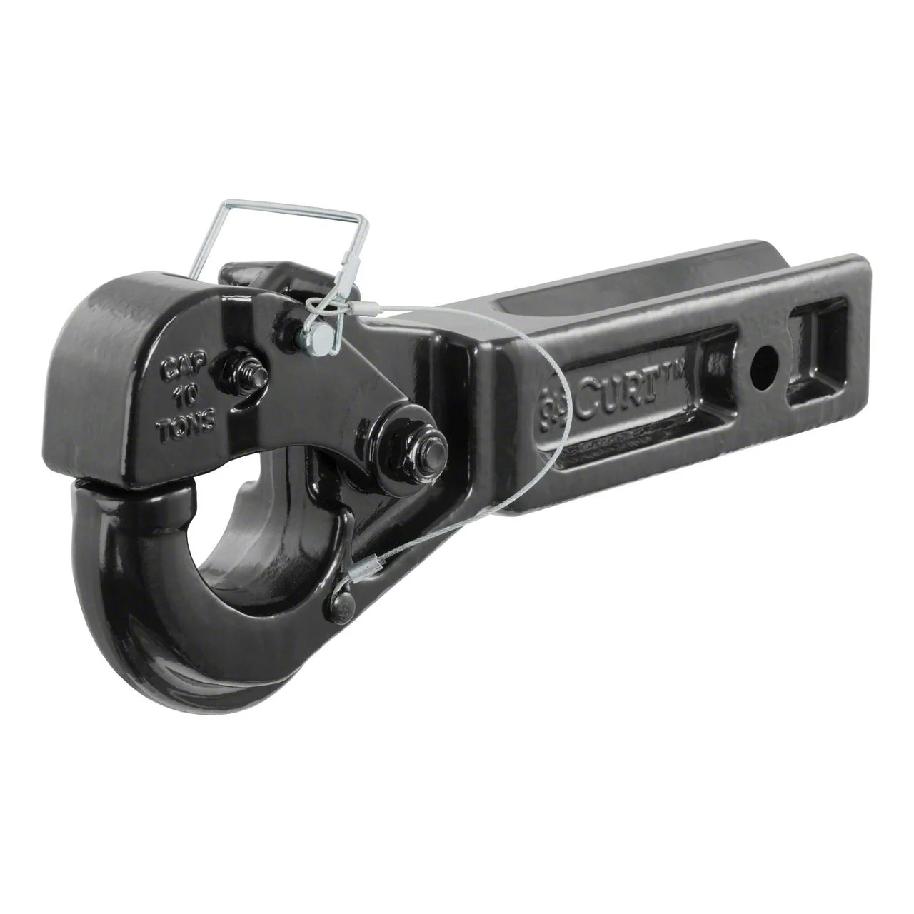 2.50-Inch Receiver Hitch Pintle Hook; 20,000 lb. (Universal; Some Adaptation May Be Required)
