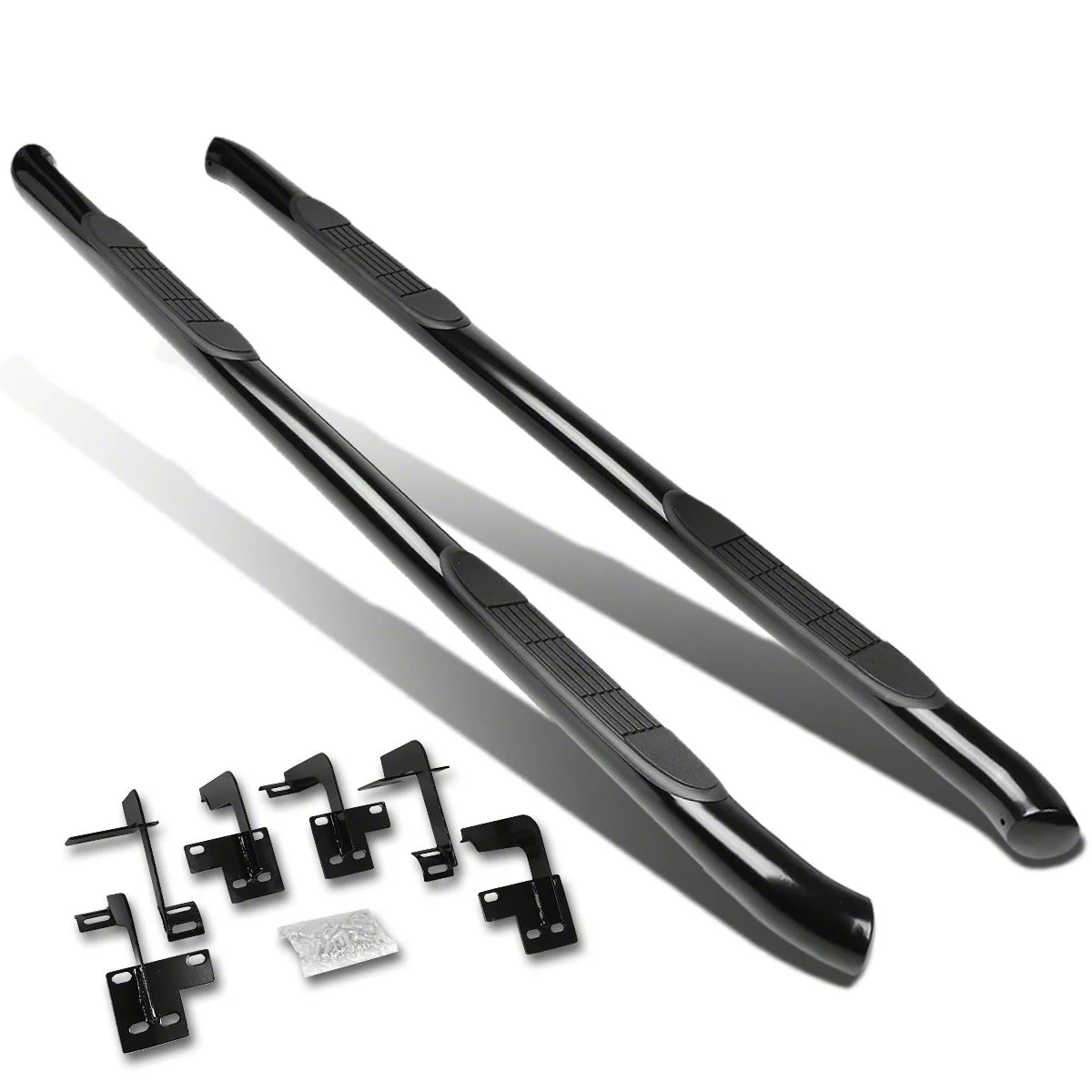 3-Inch Nerf Side Step Bars; Black (19-26 RAM 1500 Quad Cab)
