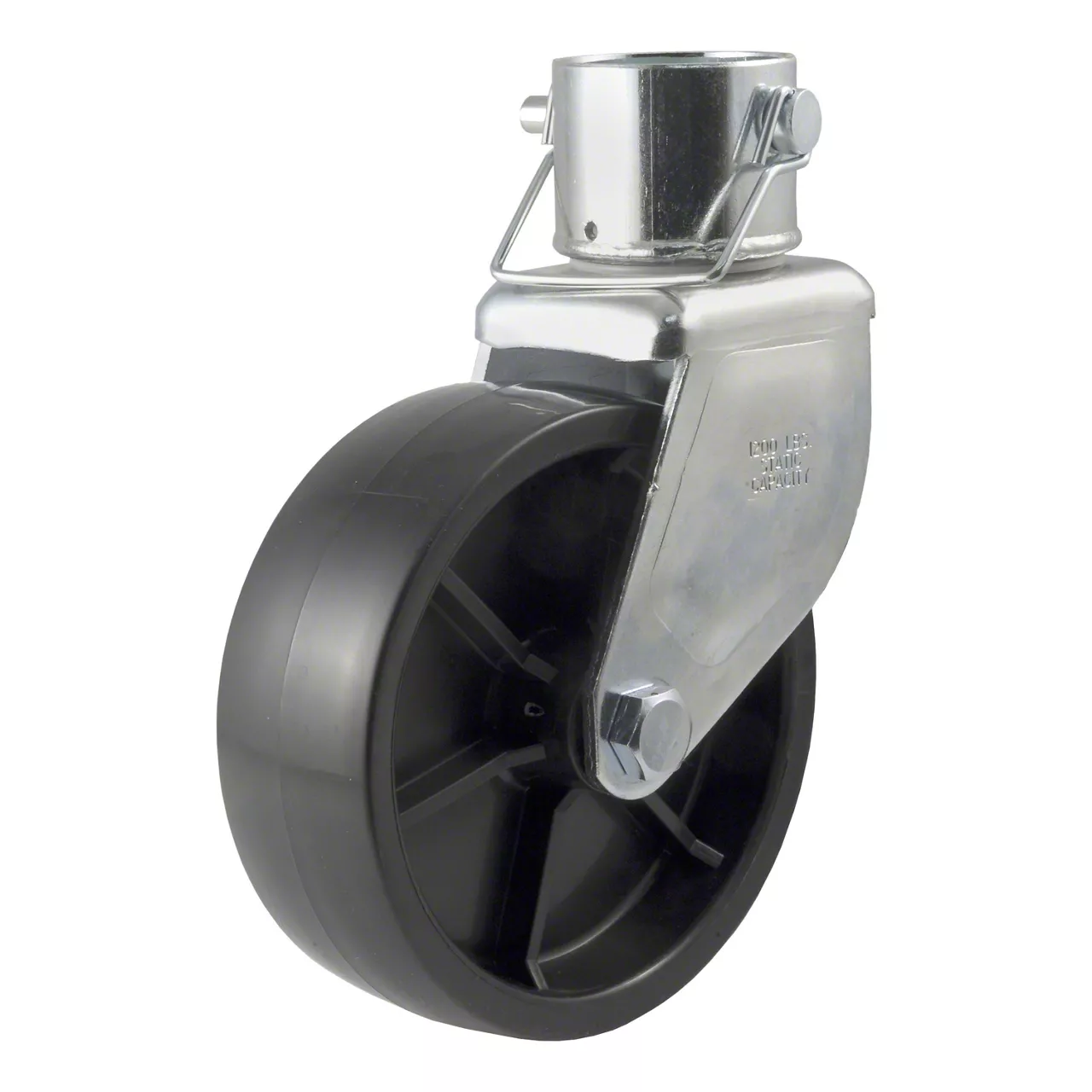 6-Inch Trailer Jack Caster; 1,200 lb.