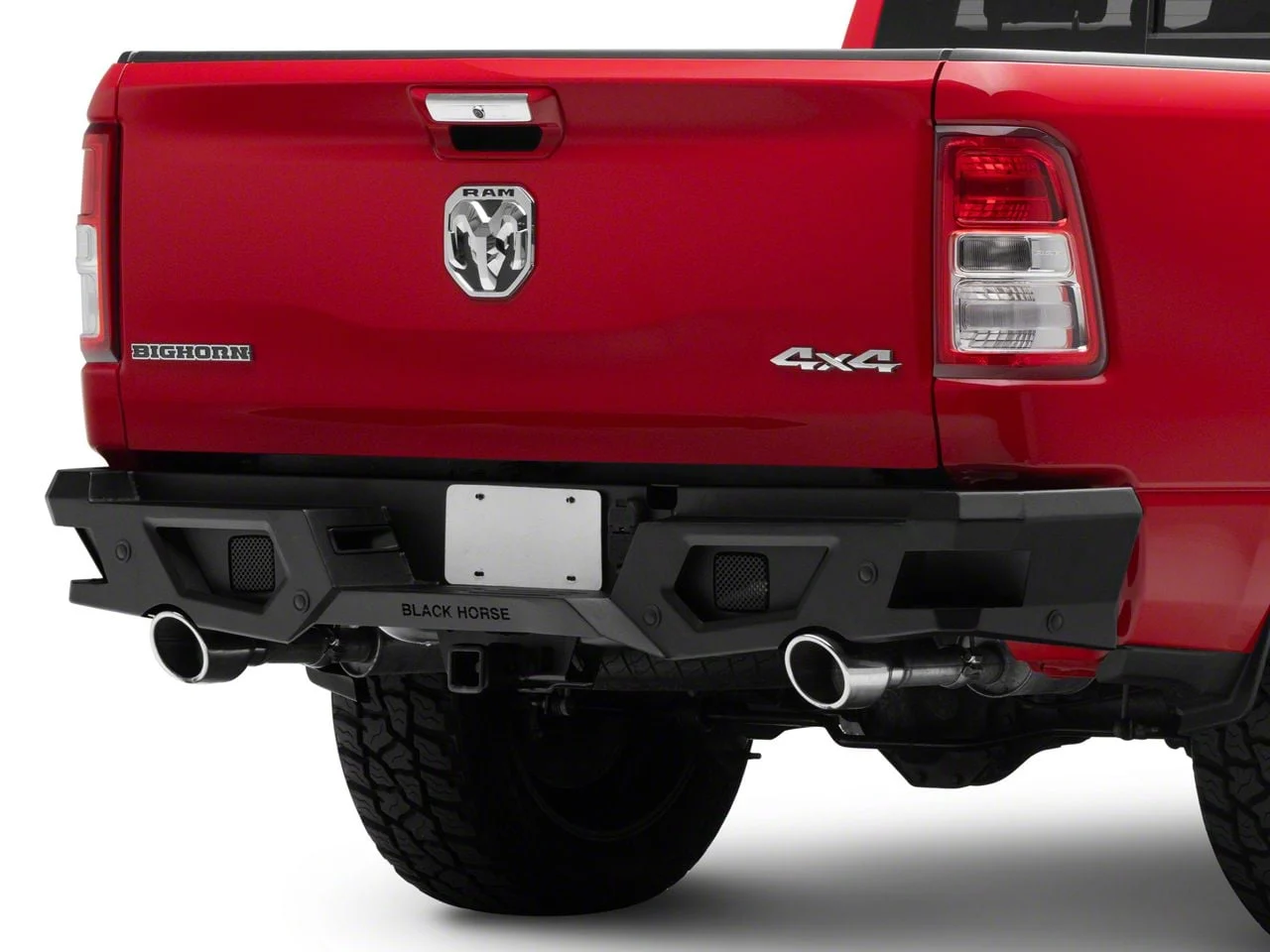 Armour Rear Bumper; Black (19-26 RAM 1500)