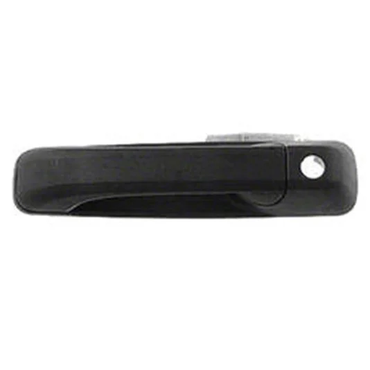 Replacement Front Door Handle with Key Hole Opening; Driver Side; Black (09-18 RAM 1500)