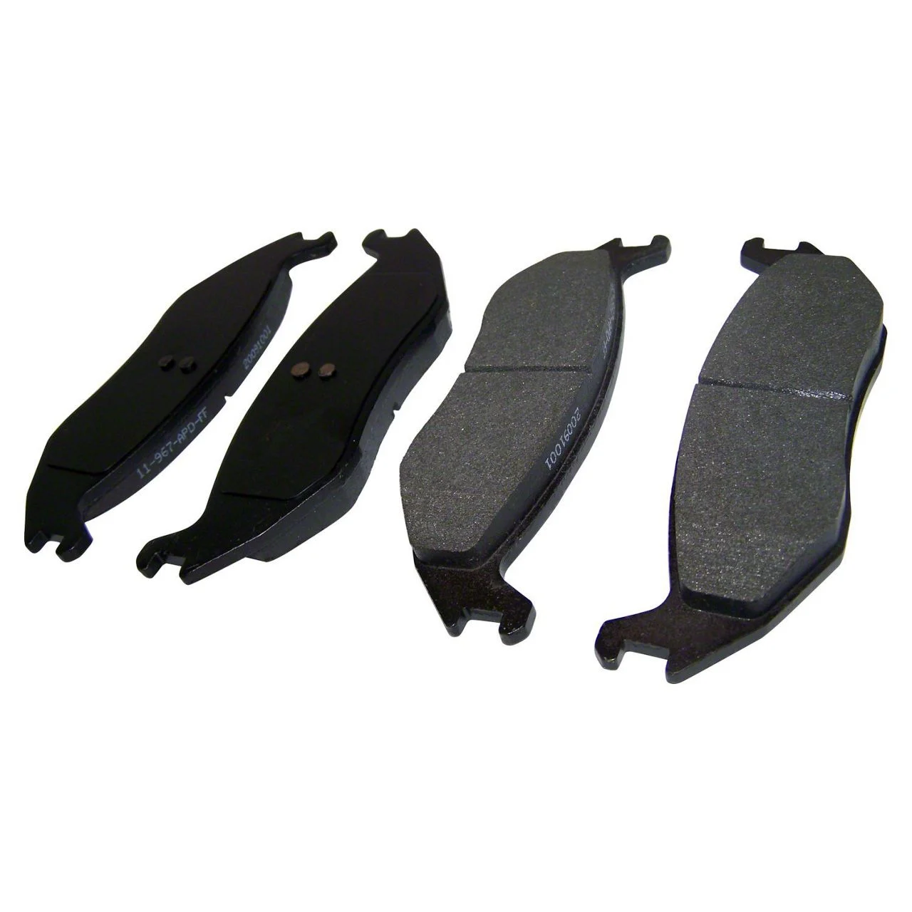 Brake Pads; Rear Pair (02-05 RAM 1500, Excluding SRT-10)