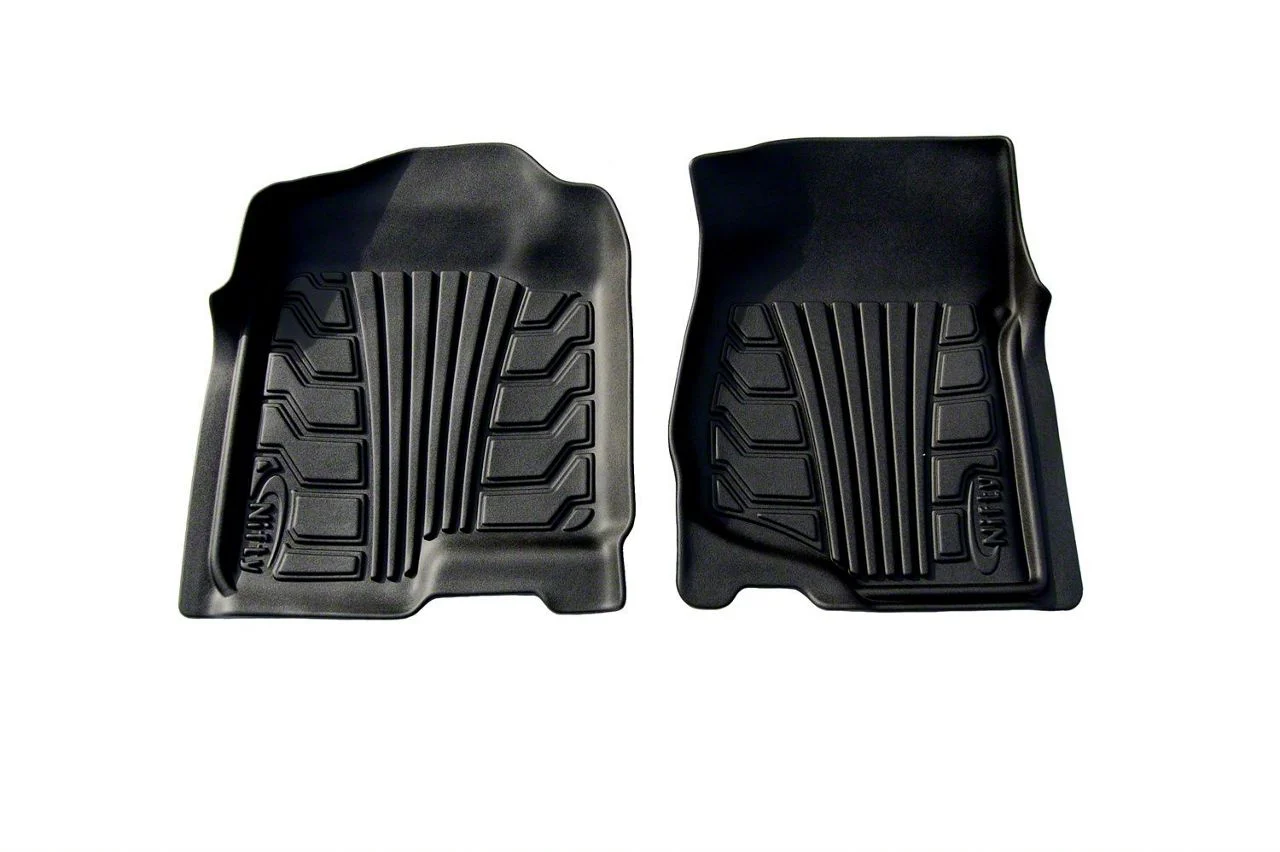 Catch-It Vinyl Front Floor Mats; Black (19-24 RAM 1500)