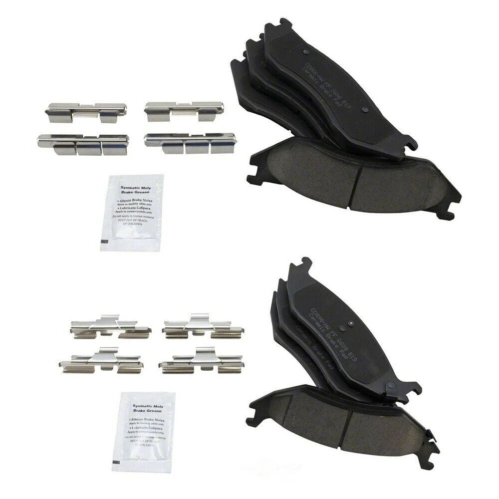Ceramic Brake Pads; Front and Rear (03-05 RAM 1500, Excluding SRT-10)