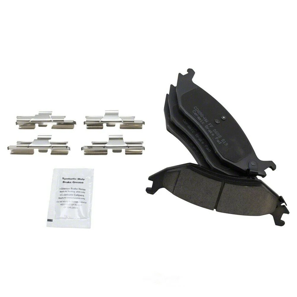 Ceramic Brake Pads; Rear Pair (02-18 RAM 1500, Excluding SRT-10 & Mega Cab)