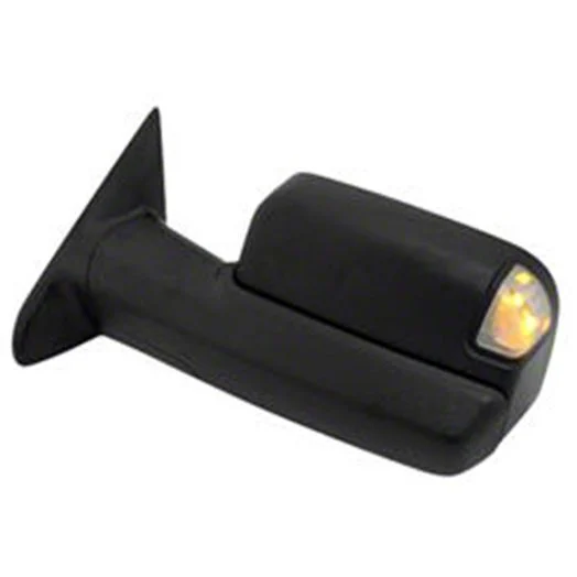Replacement Powered Heated Towing Mirror; Driver Side; Chrome (13-18 RAM 1500)
