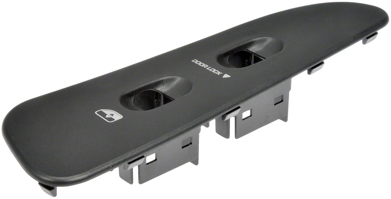 Door Window Switch Bezel; Dark Gray; Front Passenger Side (02-05 RAM 1500)