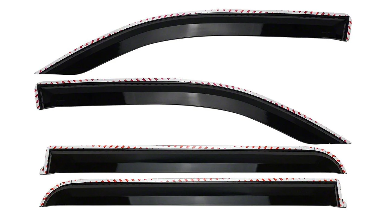 Putco Element Tinted Window Visors; Front and Rear (19-26 RAM 1500 Quad Cab)