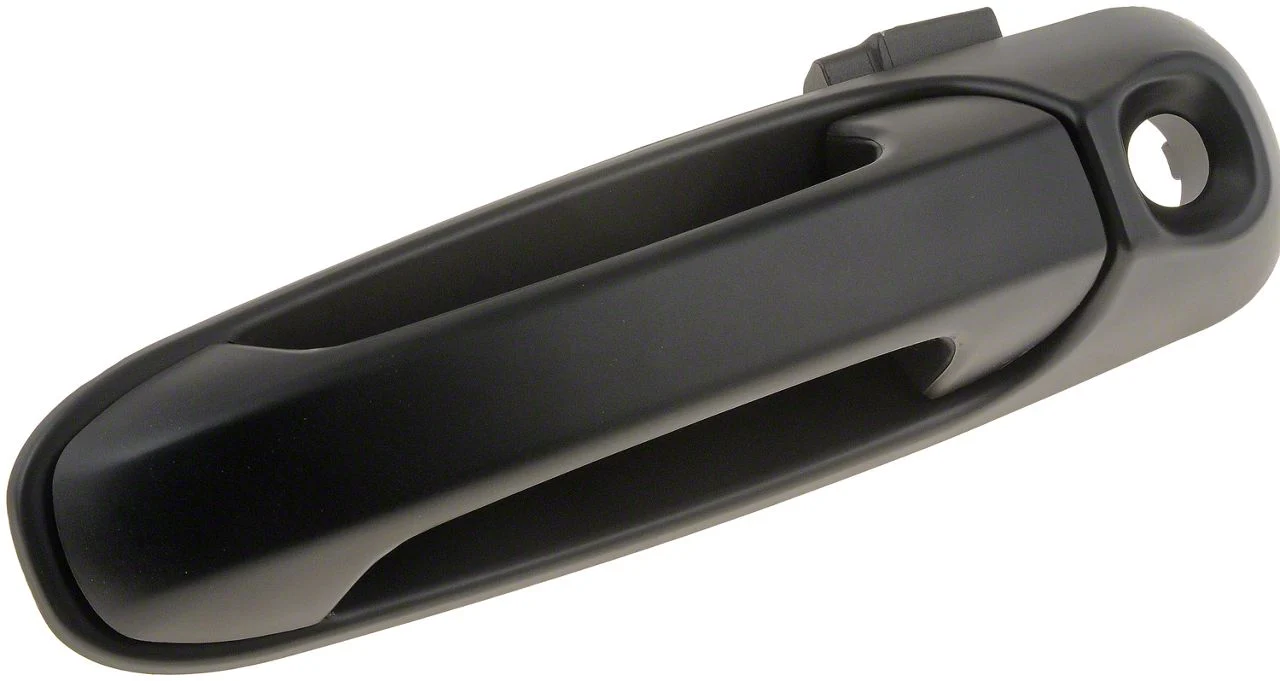 Exterior Door Handle; Smooth Black; Front Driver Side (02-08 RAM 1500)