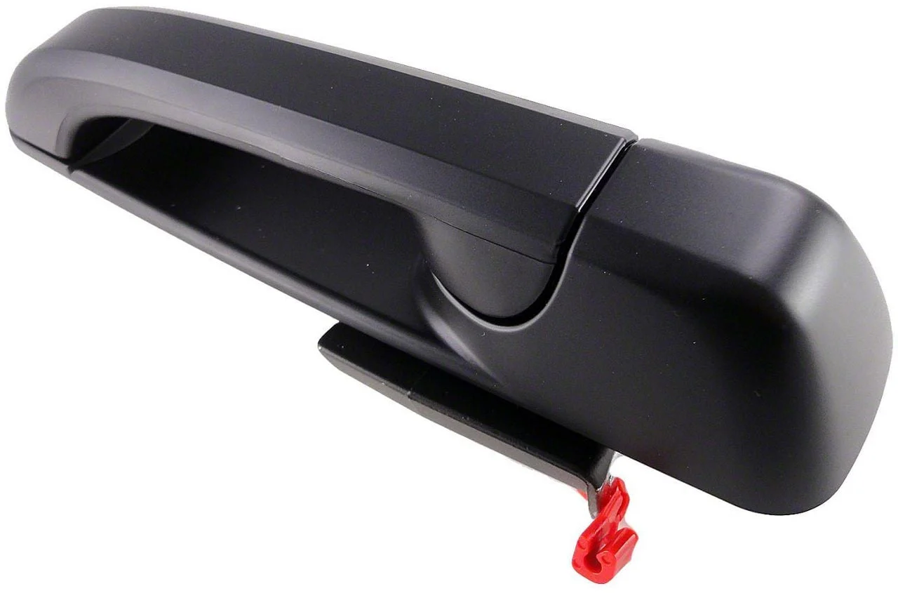 Exterior Door Handle; Smooth Black; Front Passenger Side (09-18 RAM 1500)