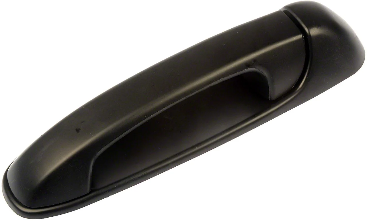 Exterior Door Handle; Smooth Black; Rear Driver Side (02-08 RAM 1500 Quad Cab)