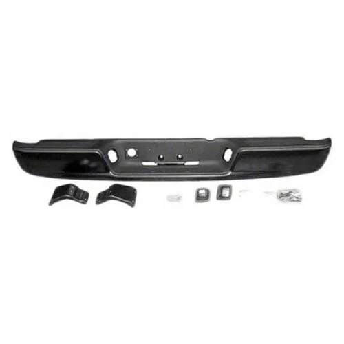 Replacement Factory Style Rear Bumper; Black (02-03 RAM 1500)