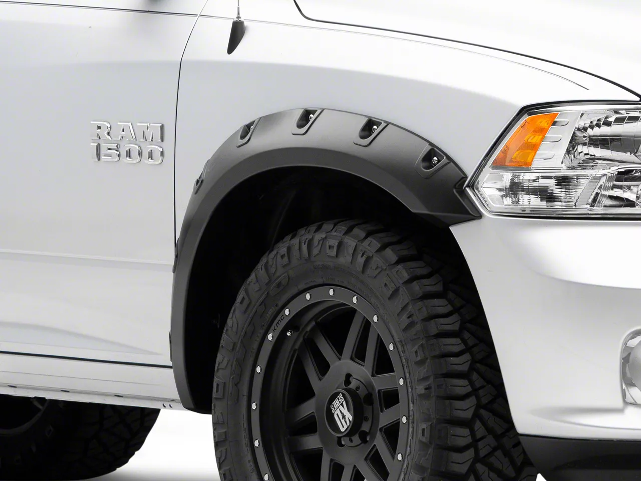 Fender Flares; Matte Black (09-18 RAM 1500, Excluding R/T & Rebel)
