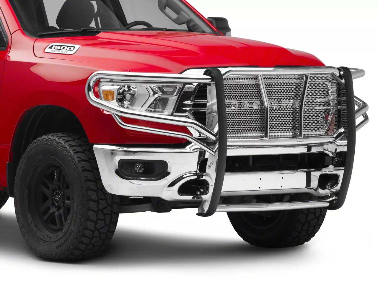 Westin HDX Grille Guard; Stainless Steel (19-24 RAM 1500, Excluding EcoDiesel, Rebel & TRX)