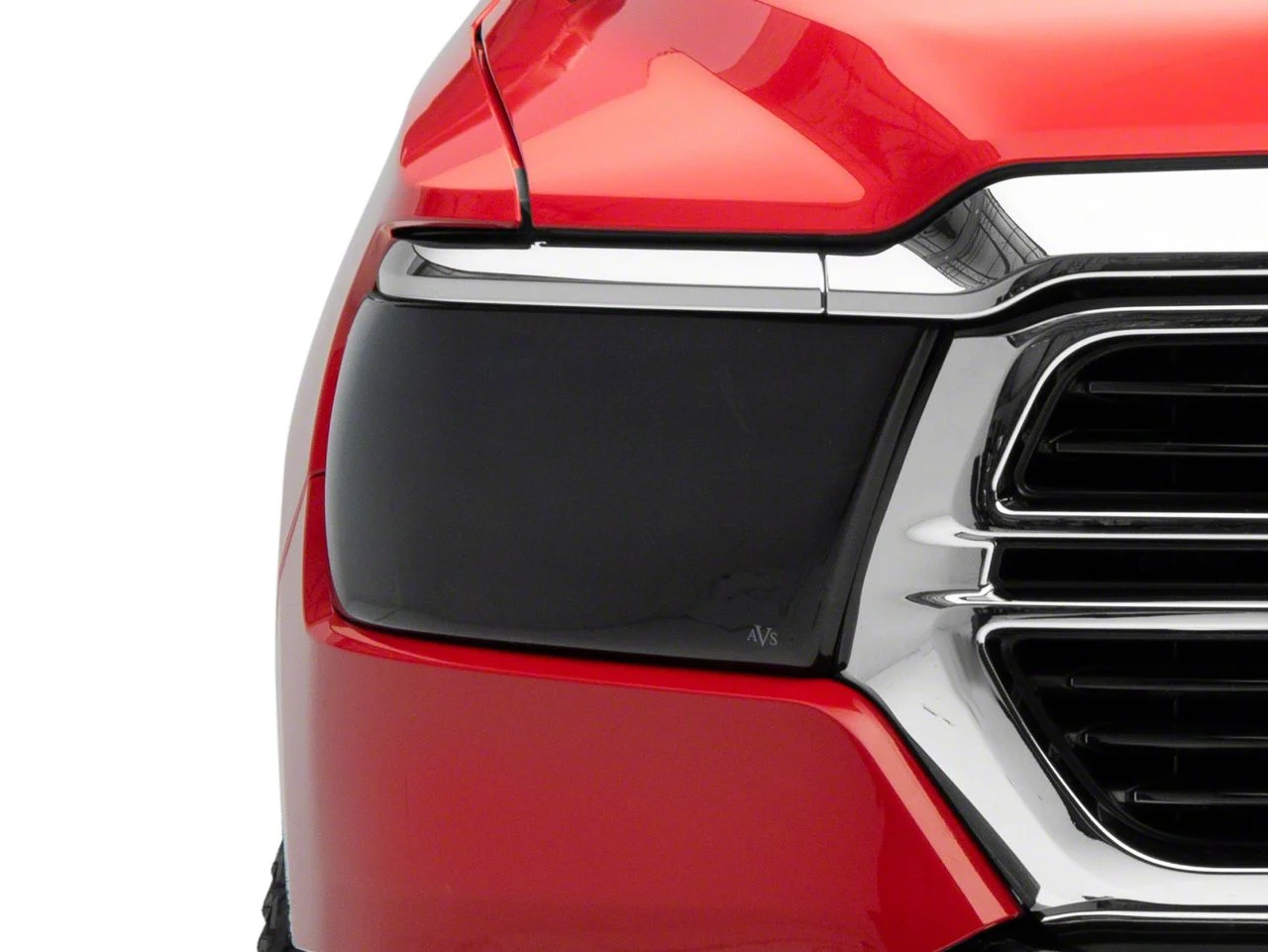 Headlight Covers; Dark Smoke (19-24 RAM 1500 Big Horn, Laramie, Rebel, Tradesman)