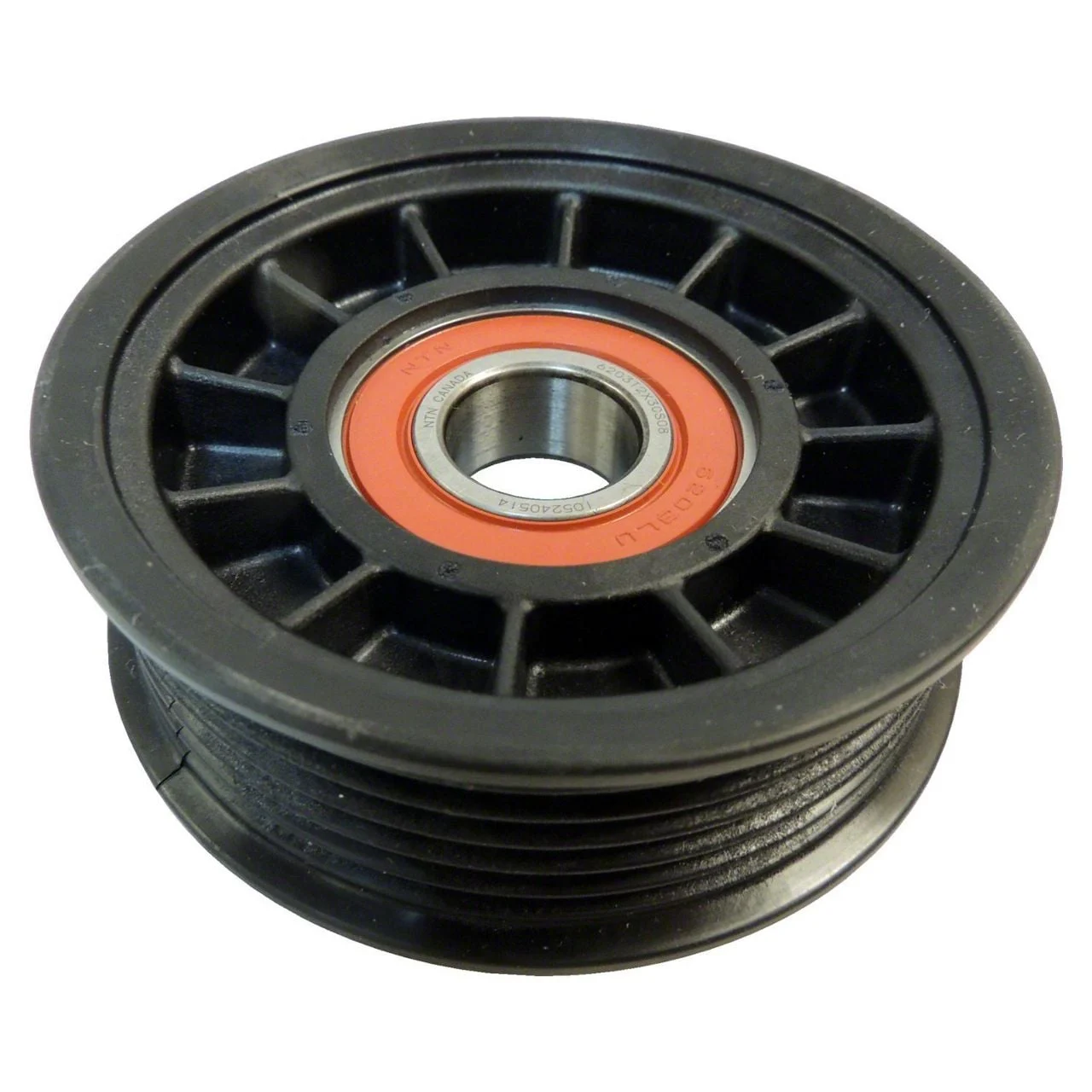 Idler Pulley; Ribbed (2002 3.7L, 4.7L RAM 1500)