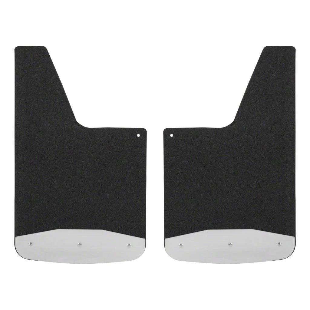 Textured Rubber Mud Guards; Front; 12-Inch x 23-Inch (19-26 RAM 1500)