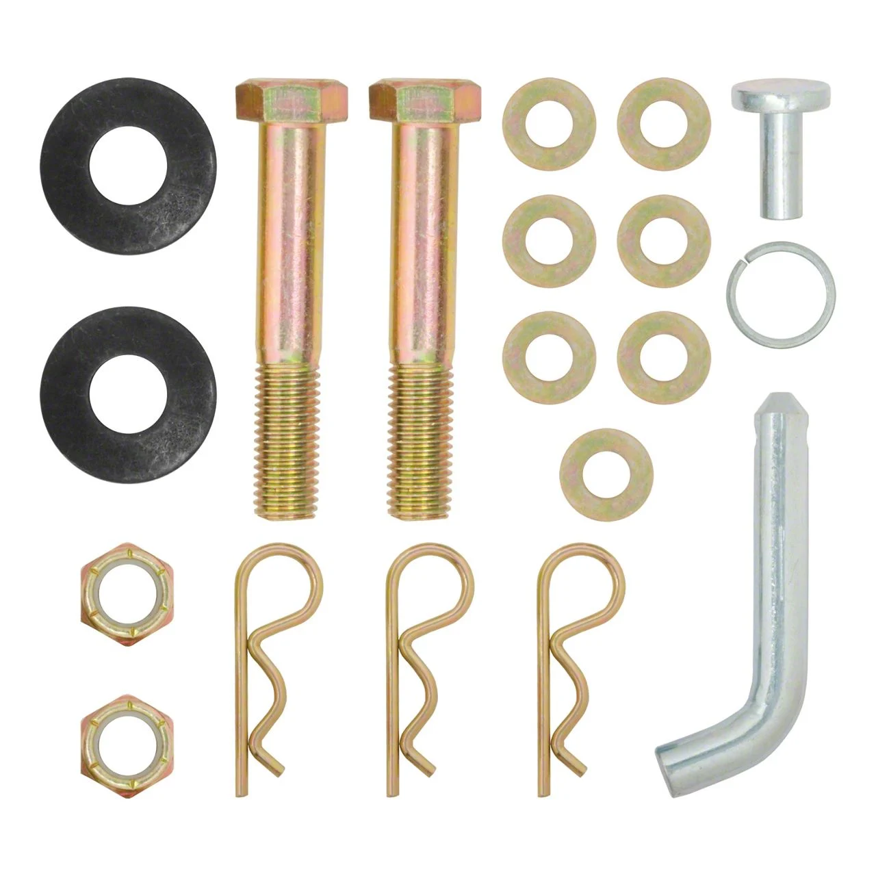 MV Round Bar Weight Distribution Receiver Hitch Hardware Kit