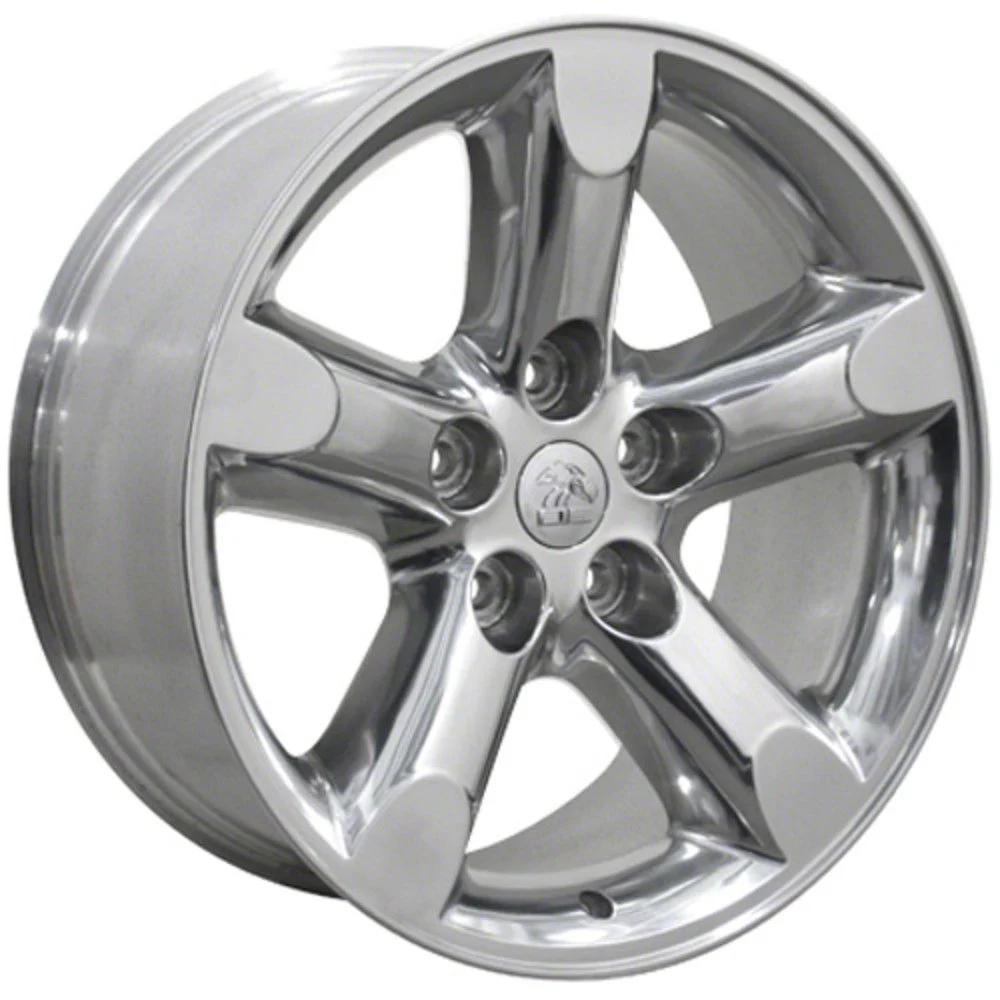OE 5-Spoke Style Polished 5-Lug Wheel; 20x9; 19mm Offset (09-18 RAM 1500)