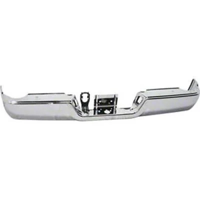 OE Certified Replacement Rear Bumper; Not Pre-Drilled for Backup Sensors; Chrome (09-18 RAM 1500 w/o Factory Dual Exhaust)