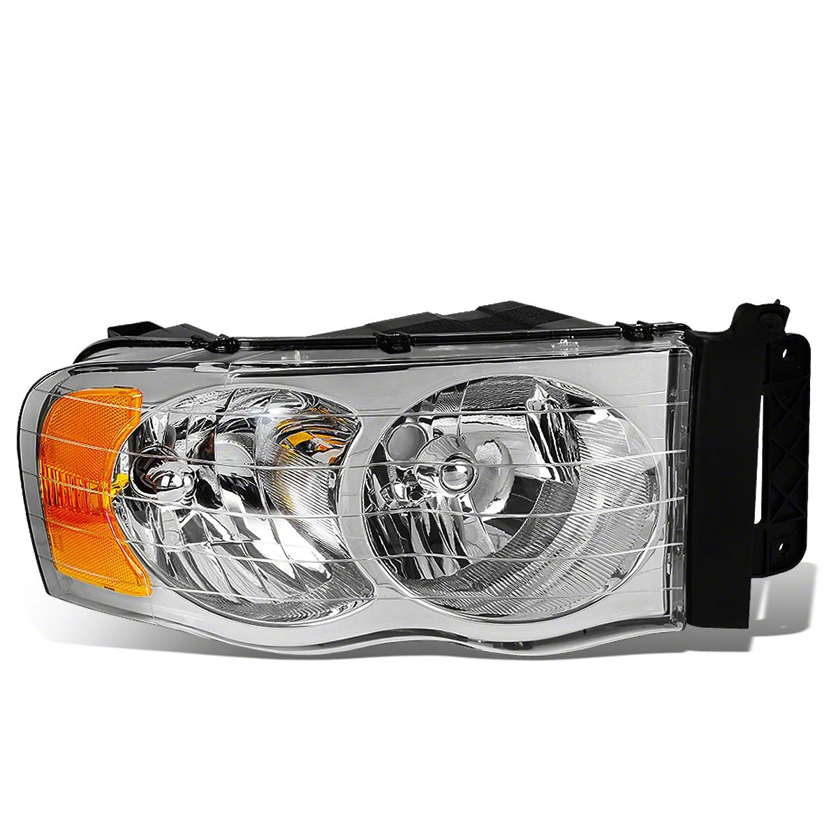 OE Style Headlight; Black Housing; Clear Lens; Passenger Side (02-05 RAM 1500)