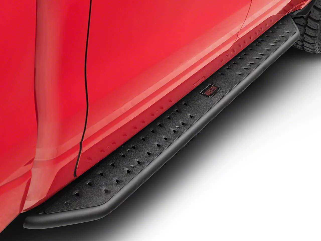 Westin Outlaw Nerf Side Step Bars; Textured Black (19-24 RAM 1500 Crew Cab)