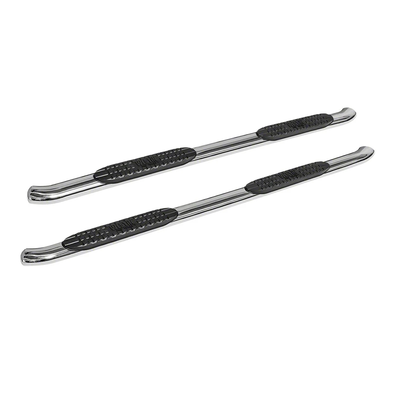Pro Traxx 4-Inch Oval Side Step Bars; Stainless Steel (19-26 RAM 1500 Crew Cab)