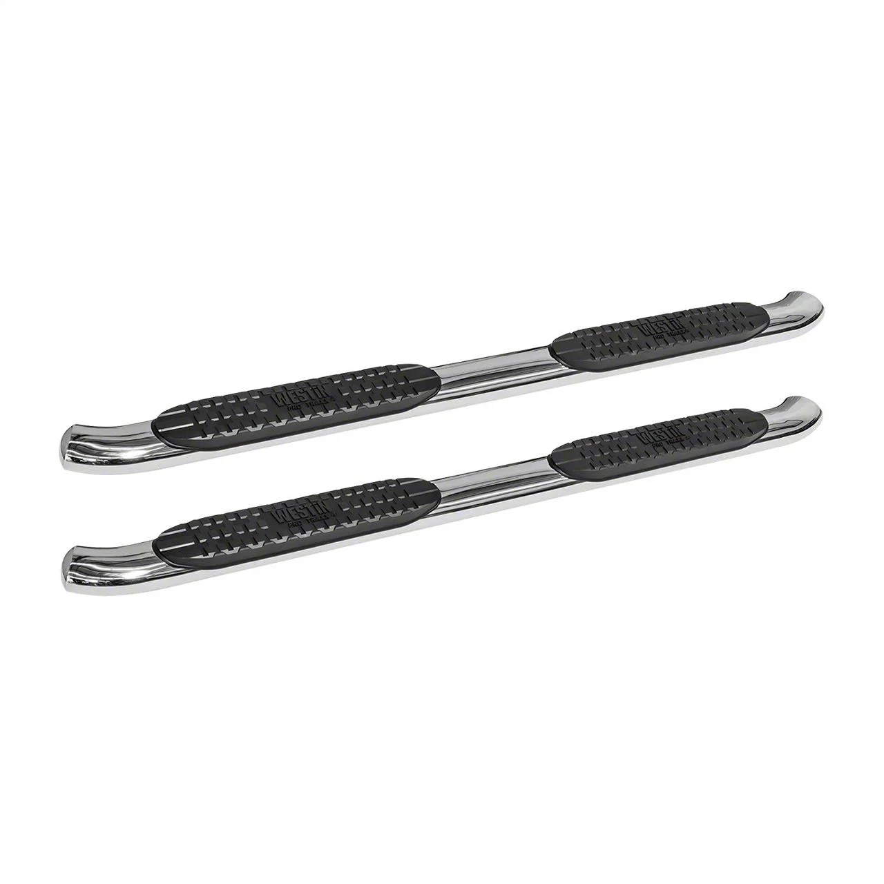 Pro Traxx 4-Inch Oval Side Step Bars; Stainless Steel (19-26 RAM 1500 Quad Cab)