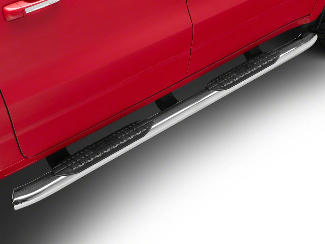 Westin Pro Traxx 5-Inch Oval Side Step Bars; Stainless Steel (19-26 RAM 1500 Crew Cab)