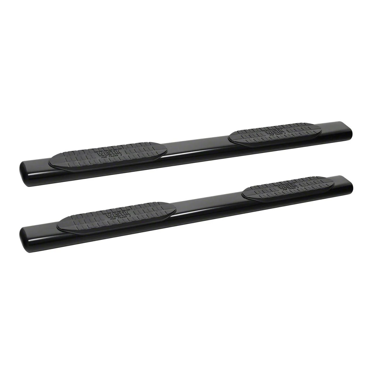 Westin Pro Traxx 6-Inch Oval Side Step Bars; Black (19-24 RAM 1500 Quad Cab)