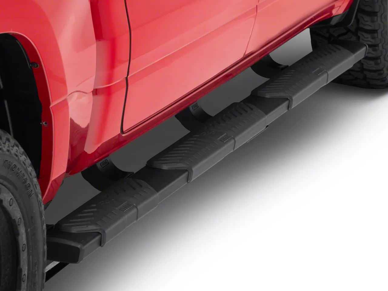 Westin R5 M-Series Wheel-to-Wheel Nerf Side Step Bars; Black (19-26 RAM 1500 Crew Cab)